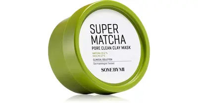 Some By Mi Super Matcha Pore Clean cleansing clay face mask to close pores 100g