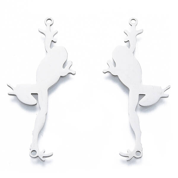 Non-Tarnish 201 Stainless Steel Connector Charms