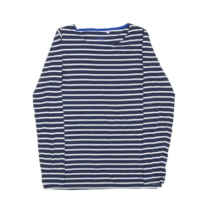 BODEN Striped T-Shirt Blue Long Sleeve Womens UK 6