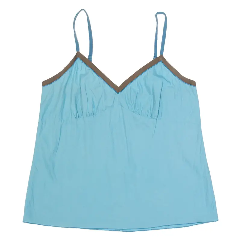 BODEN Womens Camisole Top Blue V-Neck Sleeveless UK 16