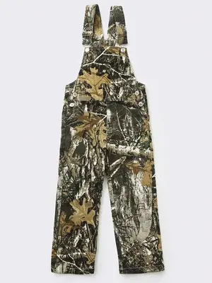 Green camou Print Denim Stretchy overall bottoms pants Girls Jeans