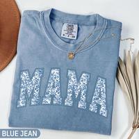 Comfort Colors Vintage Mama T-shirt, Toile Floral Mama T-shirt, Pregnancy Announcement Boy, Cute Mom Mothers Day Gift, Trendy...