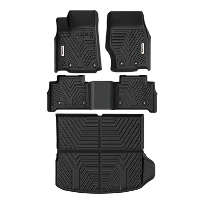 YITAMOTOR® Floor Mats & Cargo Liner for 2022-2024 Jeep Grand Cherokee (NOT for WK or Grand Cherokee L), Custom Fit TPE All W...