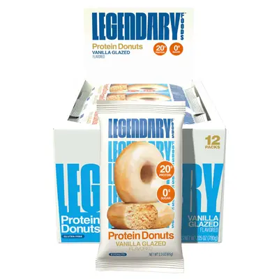 Legendary Foods Protein Donuts - 20g Protein - Box of 12 Packs