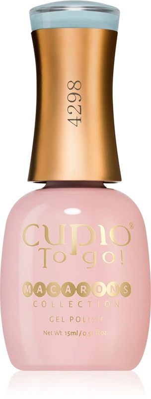 Cupio To Go! Macarons Gel Nail Polish with UV/LED Lamp Color Mint Chocolate 15 ml