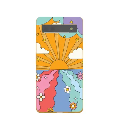 Honey Into the Sunset Google Pixel 6a Case