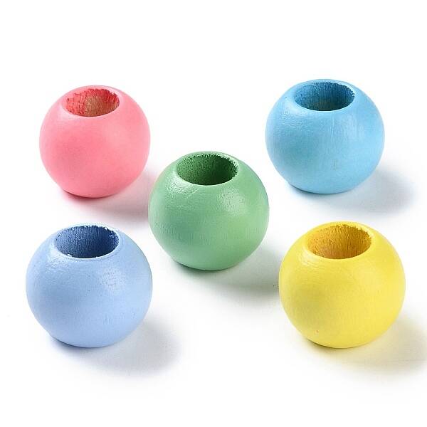 Printed Wood Beads