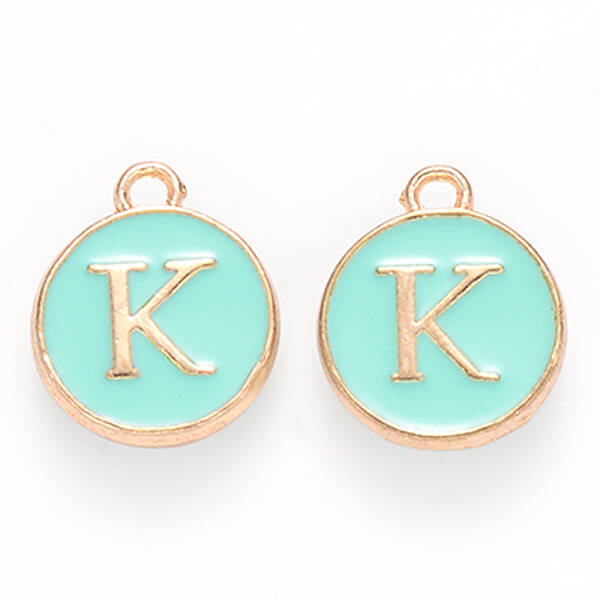 Golden Plated Alloy Enamel Charms