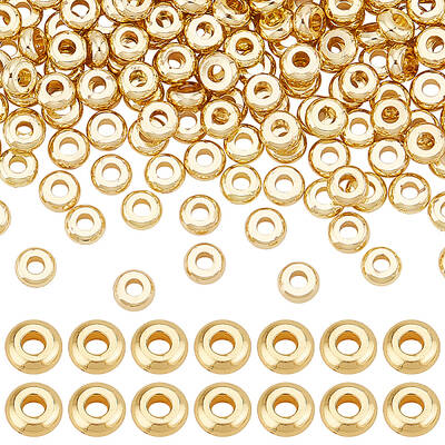 200Pcs Brass Spacer Beads