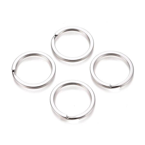 Alloy Split Key Rings