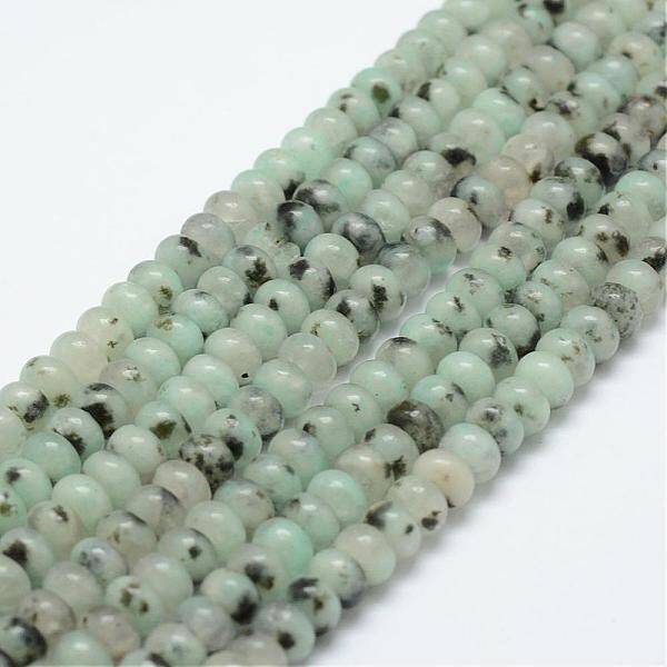 Natural Sesame Jasper/Kiwi Jasper Beads Strands