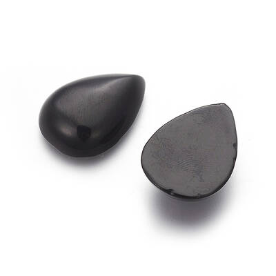 Natural Dyed & Heated Black Agate Cabochons