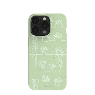 Sage Green Green Cascade iPhone 13 Pro Case