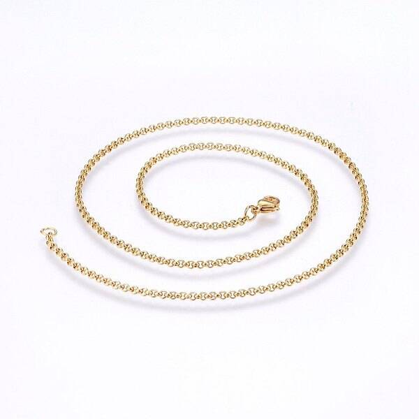 304 Stainless Steel Cable Chain Necklaces