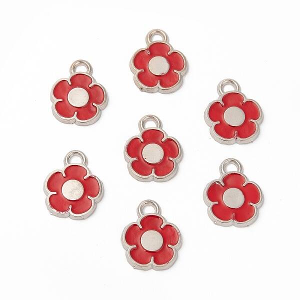 Alloy Enamel Pendants