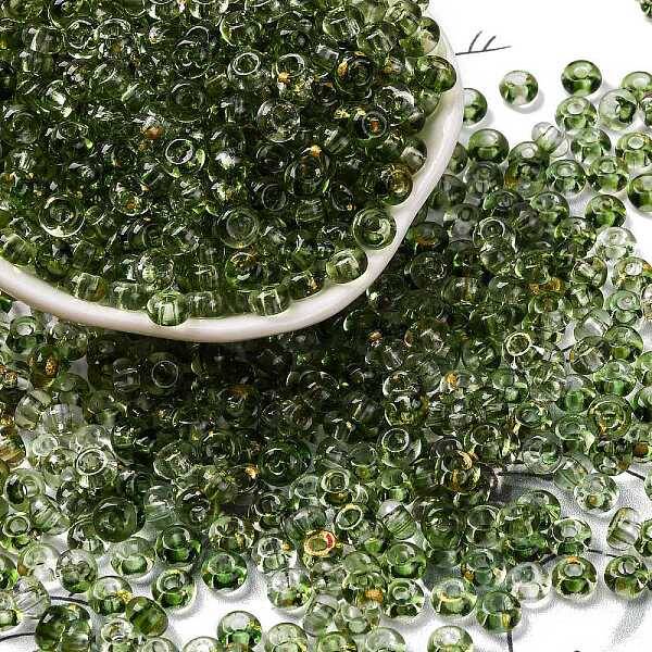Baking Paint Transparent Colours Glass Round Beads