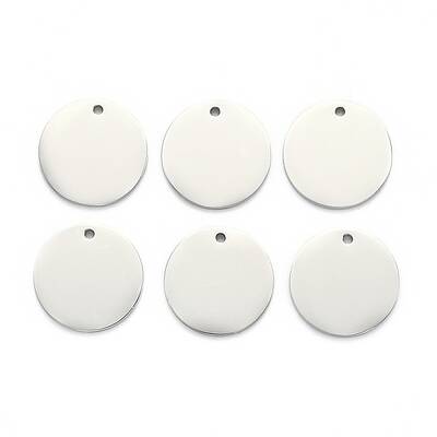 Non-Tarnish 304 Stainless Steel Stamping Blank Tag Pendants