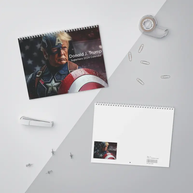 Donald Trump Superhero 2024 Calendar