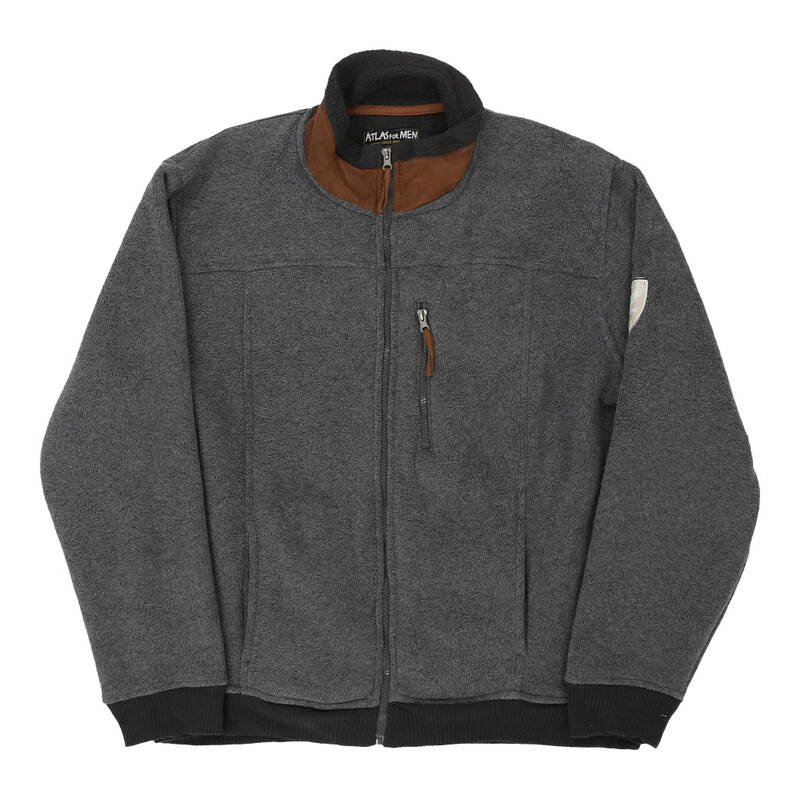 Vintage Atlas For Men Fleece - XL Grey Polyester