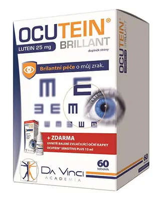 Simply You Ocutein Brillant 25Mg Lutein 60 Capsule + Ocutein® Sensitive Collirio Lubrificante 15 Ml Gratis