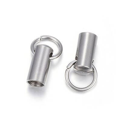 Tarnish Resistant 201 Stainless Steel Cord Ends