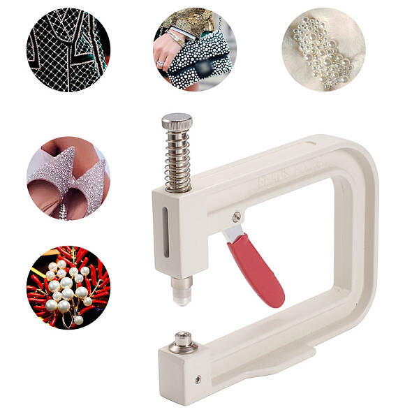 Manual Round Pearl Fixing Machine