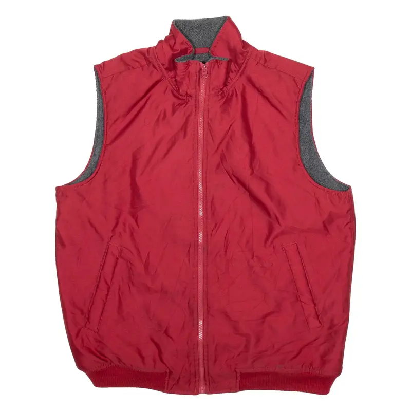 CHAPS Blanket Lined Mens Gilet Red M