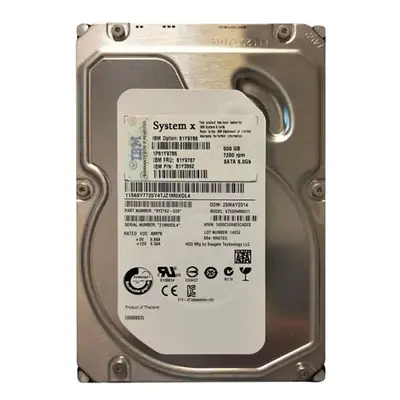 9YZ162-039 Seagate Constellation ES Series 500GB 7200RPM SATA 6Gb/s 64MB Cache (512) 3.5-Inch Hard Drive