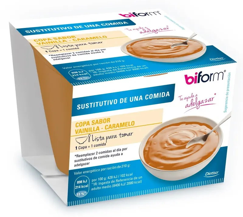 Biform Vanilla-Caramel Cup 210 gr