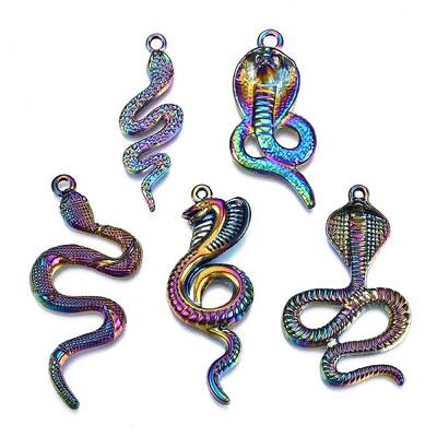 Rainbow Color Alloy Pendants