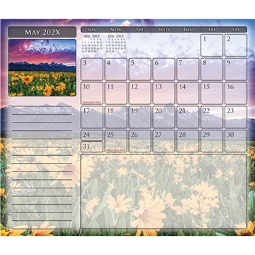 250 Custom 24 Month MousePaper Calendar, 7 1/4