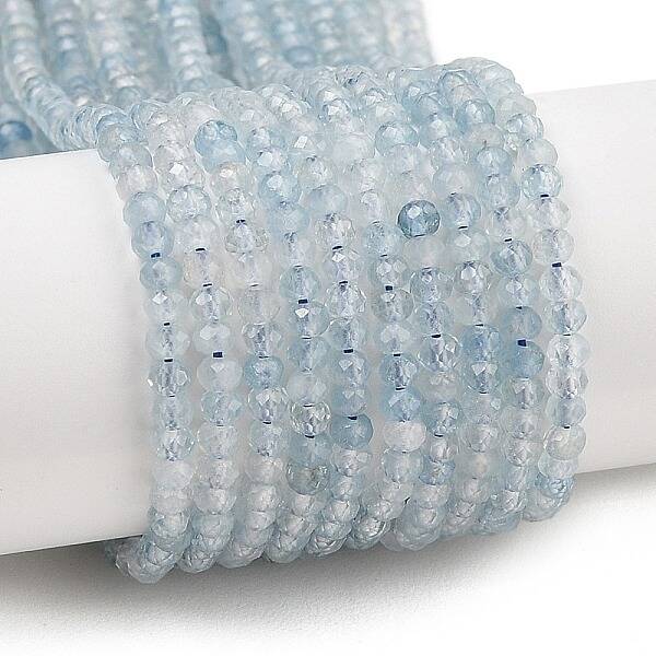 Natural Aquamarine Beads Strands