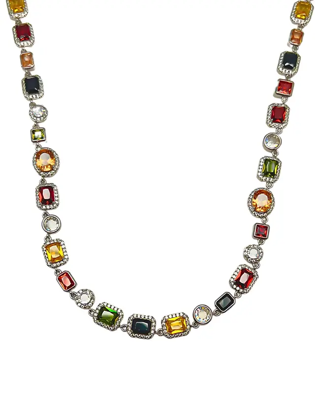 18K Diamond Gold Chunky Chain Necklace - MASON CHUNKY CHAIN™ Diamond