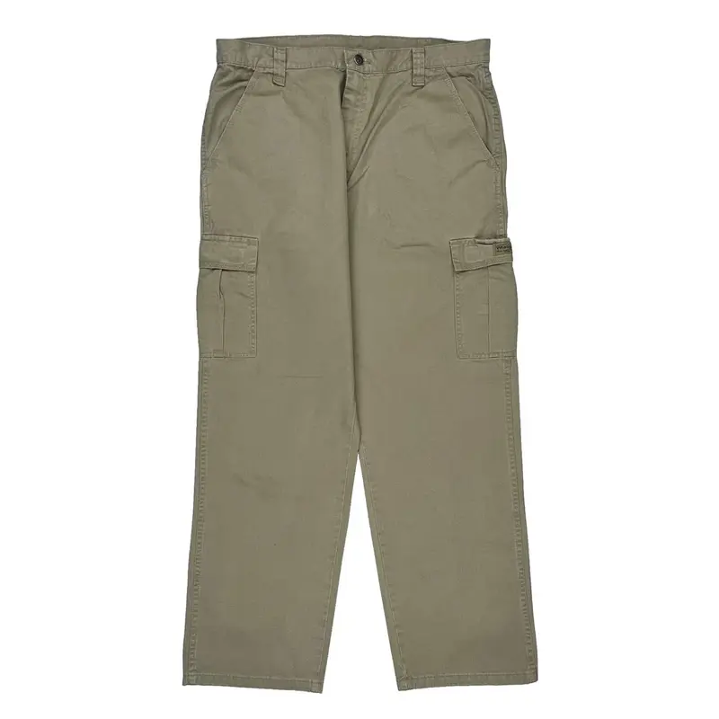 Wrangler Cargo Trousers - 36? Waist Khaki Cotton