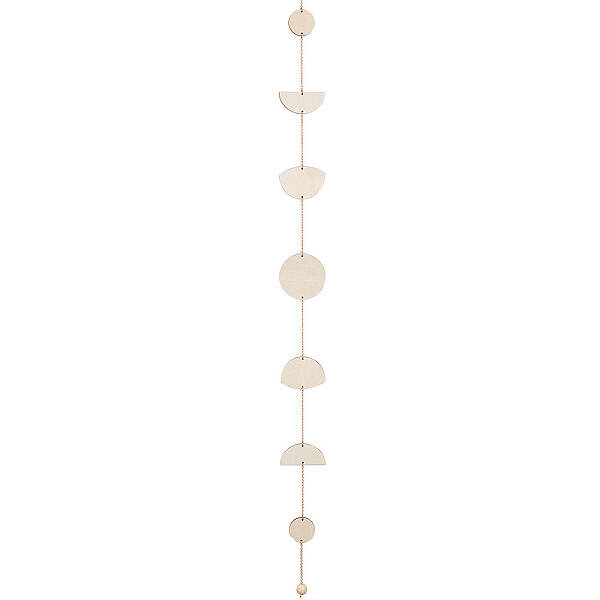 Moon Phase Bohemian Style Wooden Hanging Pendant Decorations