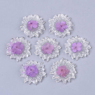 Transparent Clear Epoxy Resin Cabochons