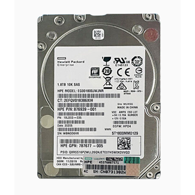 787677-005 HP 1.8TB 12Gb/s SAS 10000 2.5-inch Hard Drive