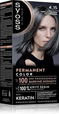 Syoss Permanent hair dye color 4_15 Dusty Chrome