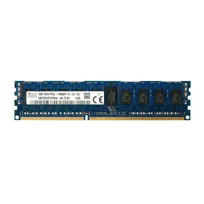 Hynix HMT351R7CFR4A-H9 | 4GB DDR3-1333MHz PC3-10600 ECC Registered RDIMM CL9 1Rx4 1.35V 240-Pin Memory Module