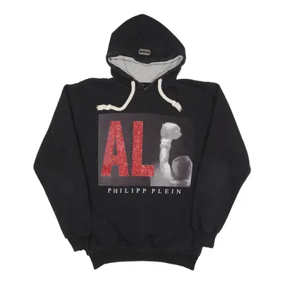 PHILIP PLEIN MUHAMMAD ALI Hoodie Black Pullover Womens XL