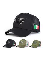 Mexico Eagle Design Baseball Cap, Casual Outdoor Sports Snapback Trucker Hat for Men & Women, Adjustable Sun Protection Cap f...