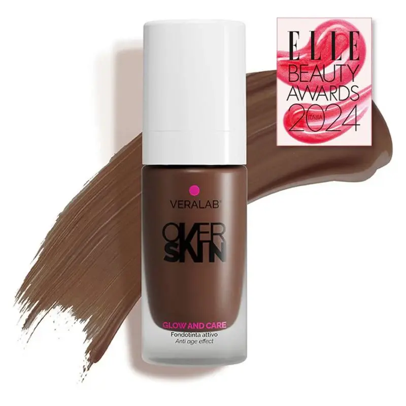 Overskin Glow And Care - Active, Radiant And Moisturizing Foundation 13 - Fudge 30 ml
