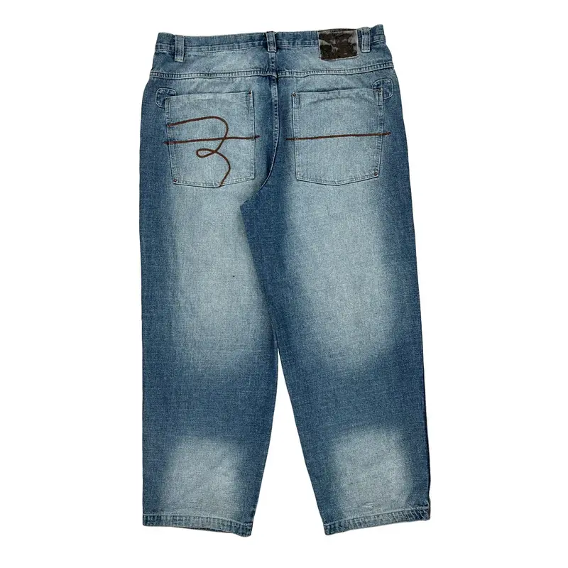 Lot 29 Embroidered Jeans - 40W 32L Blue Denim