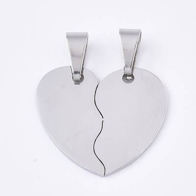 Non-Tarnish 201 Stainless Steel Split Pendants