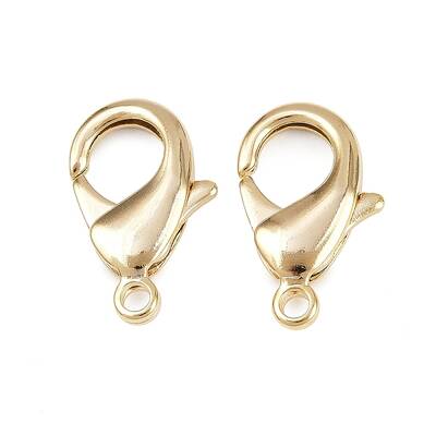 Brass Lobster Claw Clasps