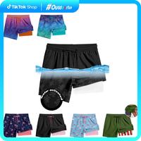 ABSECAI Men's 2-in-1 Swim Trunks,Compression Liner 6,Quick Dry,Side Pockets,TikTok Trend,quick dry swim truk eeshorts,cloth...