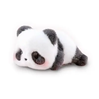 52TOYS Panda Roll Lying Down Plush Toy - Magnetic Shoulder Collectible, Stuffed Animal, Kawaii Creative Gift for Birthday Par...