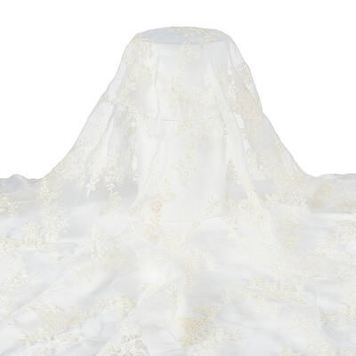 BENECREAT 3.8Feet Polyester Organza Fabric