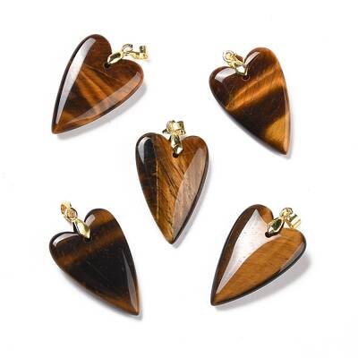 Natural Tiger Eye Pendants