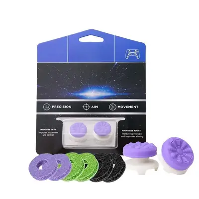 Silicone Aim Assist Rings For PS4 Controller/PS5 Controller/Switch Pro Controller (Not applicable to XBOX), Enhanced Grip ...